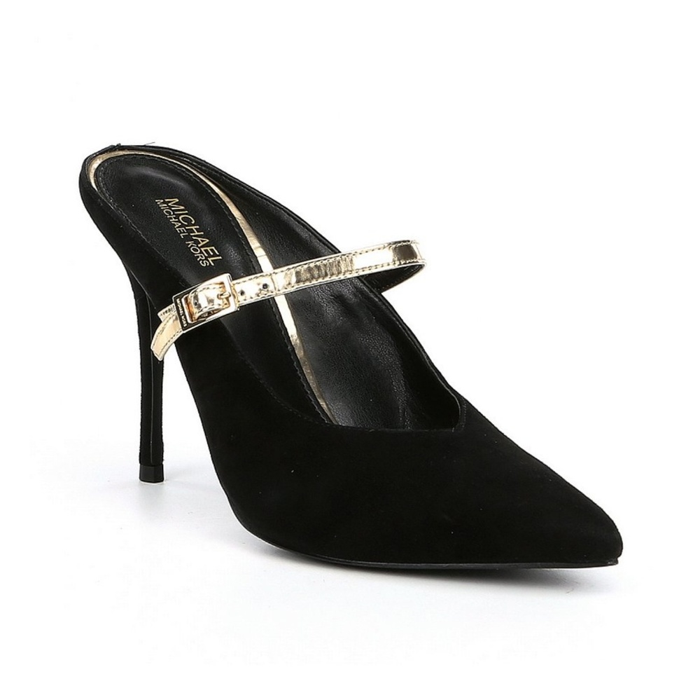 NEW MICHAEL MICHAEL KORS TIEGAN MULE SUEDE